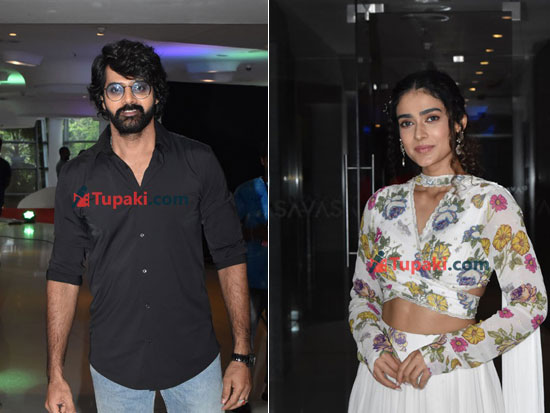 Aakanksha singh Naveen Chandra at promotions